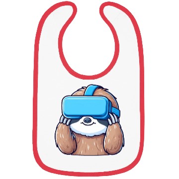 Discover Sloth as VR Gamer: Cool and Digital Bibs