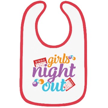 Discover Girls Night Out Bingo Player Bingo Bibs