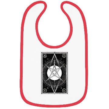 Discover Tarot Card Reader Astrology Occult Mystical Bibs