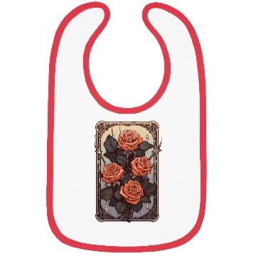 Discover Rose Tarot Card Reader Astrology Occult Bibs
