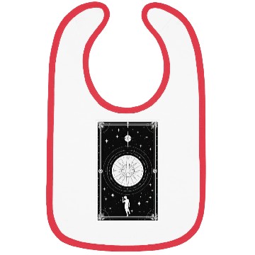 Discover Tarot Card Astrology Occult Mystical Witchy Bibs