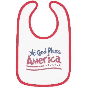 Discover God Bless America Lovers Independence Bibs