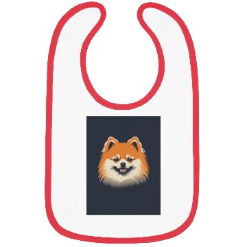 Discover Pomeranian Dog 1 - Japanese Old Vintage Bibs