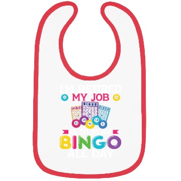 Discover Retired Bingo Player Bibs