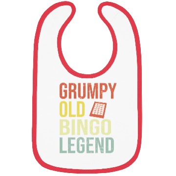 Discover Grumpy old Bingo Legend Bingo Player Bibs