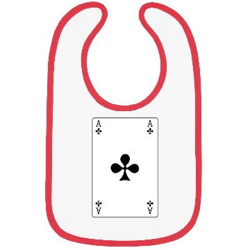 Discover Clover Playing card ace Bibs