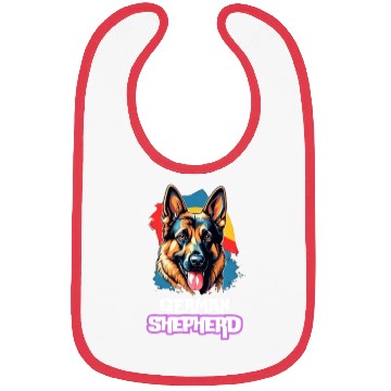 Discover Cool german shepherd design Bibs