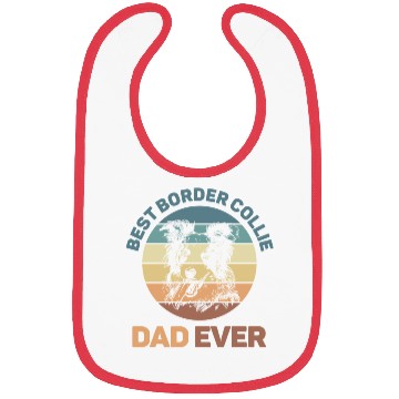 Discover Unique Border Collie Design For Dog Lovers Bibs