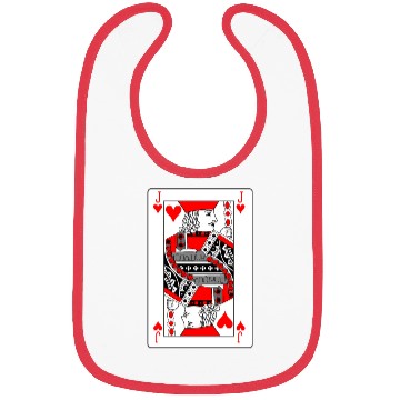 Discover Jack Playing card hearts Bibs