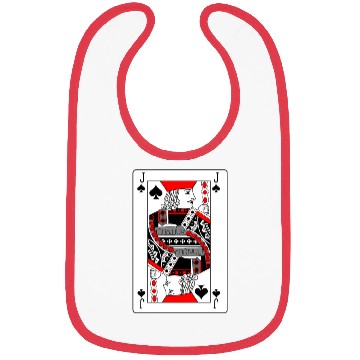 Discover Jack Playing card of spades Bibs