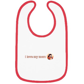 Discover I love my mom Bibs