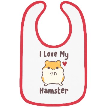 Discover Hamube I Love My Hamster Cute Hammy Bibs