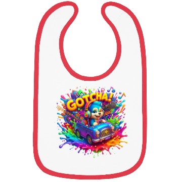 Discover Stellar Cadence: Symphony of Neon Hues - GoTCha! Bibs