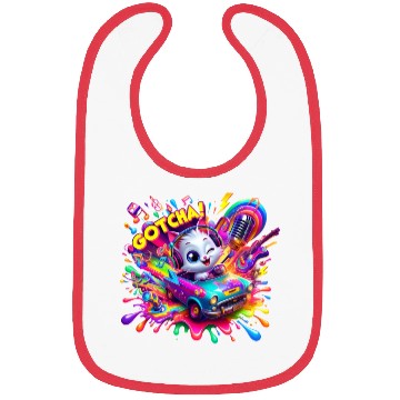 Discover Galactic Vibes: Plosion of Splashes - GoTcha! Bibs