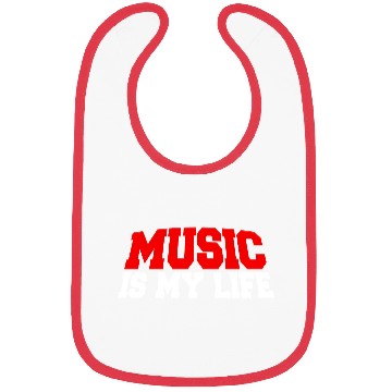 Discover Music Is My Life Party Club Concert Sound Love Bibs