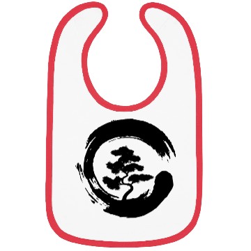 Discover Bonsai Tree in Enso Circle Bibs