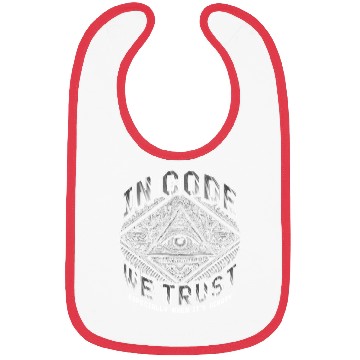 Discover Robotics Engineer In Code We Trust Bibs