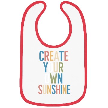 Discover Create Your Own Sunshine Motivation Bibs