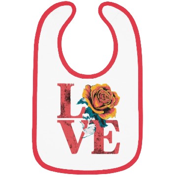 Discover Florist Love Rose for a Florist Bibs