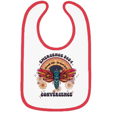 Discover Retro Flying Insects Invasion Cicada Tour 2024 Bibs