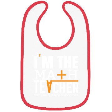 Discover MATH TEACHER Bibs DESIGN