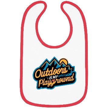 Discover Outdoor is my Playground Bibs