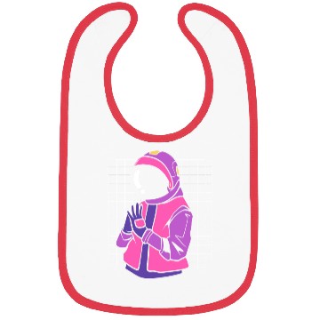 Discover Cyberpunk Astronaut Digital Artist Bibs