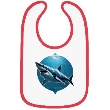 Discover Shark 3d Illusion Bibs