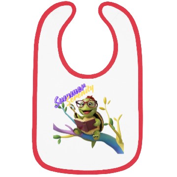 Discover Cute Little Green Sea Turtle on Ocean Bibs