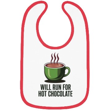 Discover Will Run For Hot Chocolate Bibs