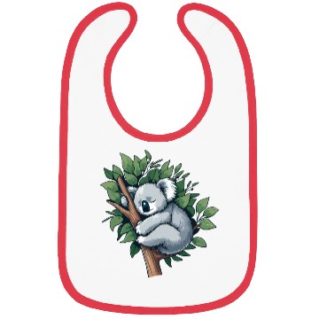 Discover Slumbering Koala: Peaceful Tree Hugger Bibs