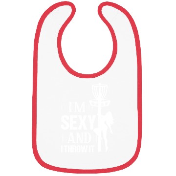 Discover I'm Sexy And I Throw It Frisbee Disc Golf Bibs