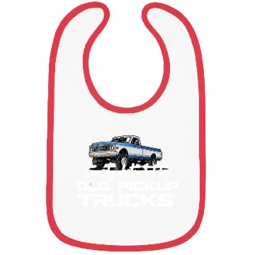 Discover Easily Distracted By Old Pickup Trucks Bibs