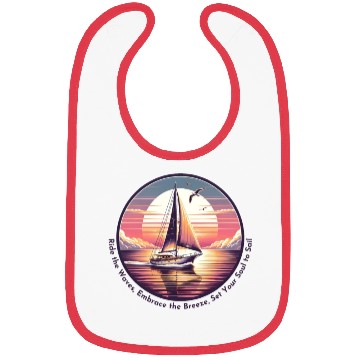 Discover Sunset Sailing Bliss Bibs