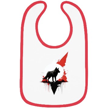 Discover Tribal Wolf Totem Bibs