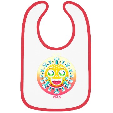 Discover Joyful Virus Delight Bibs