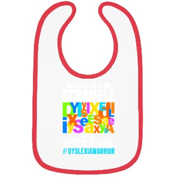 Discover Reading Disorder Design for a Dyslexia Warrior Bibs
