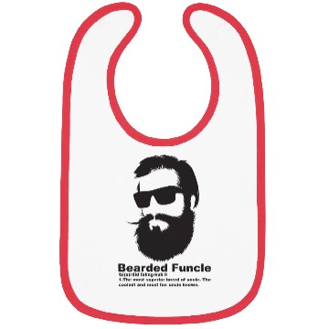 Discover Cool Bearded Funcle - Birthday My Fun Uncle Bibs