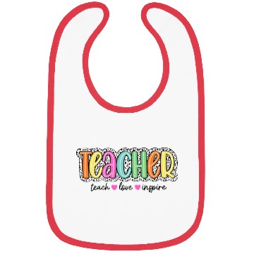 Discover Teacher Dalmatian Bibs