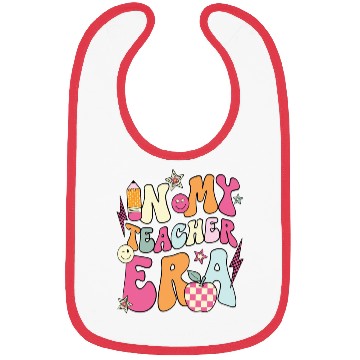 Discover In My Teacher Era Bibs