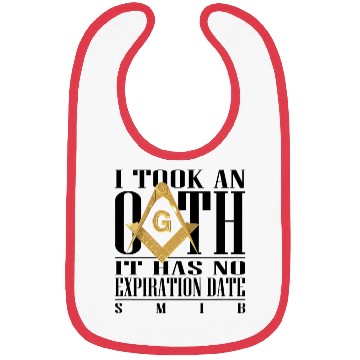 Discover Masonic I Took An Oath Square & Compass Freemason Bibs