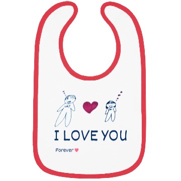 Discover I LOVE YOU Bibs