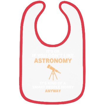 Discover Smart People Hobby Astronomy Funny Astronomer Bibs