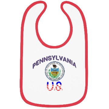 Discover Pennsylvania us Bibs