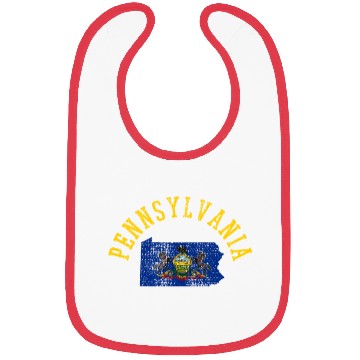 Discover Embrace Your Roots with Pennsylvania Patriot Flag Bibs