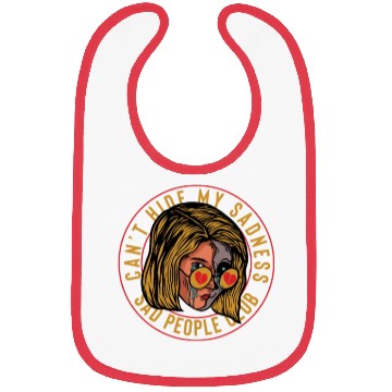 Discover sad people club Bibs