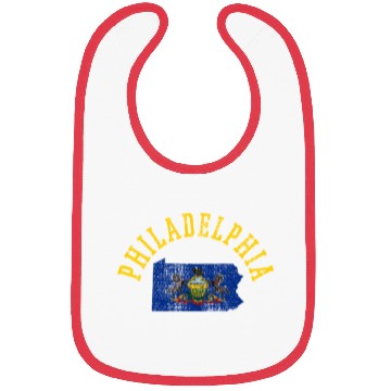 Discover Embrace Your Inner Patriot: Philadelphia USA Flag Bibs