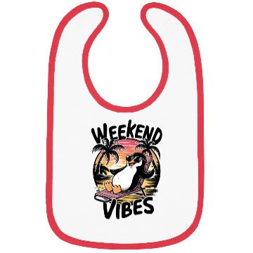 Discover Weekend Vibes Penguin: Playful Bibs