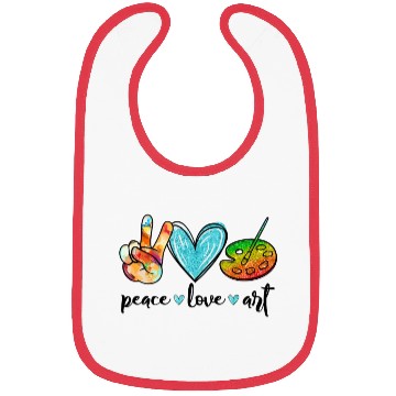 Discover Painting Palette Funny Art Teacher Bibs
