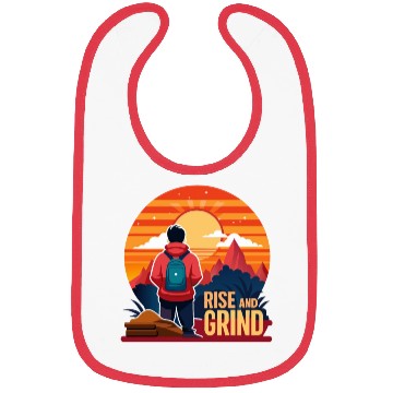 Discover Rise and Grind - Sunrise Hustle Motivation Bibs